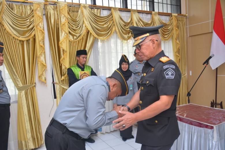 Pengambilan Sumpah Jabatan di Lapas Kelas I Malang